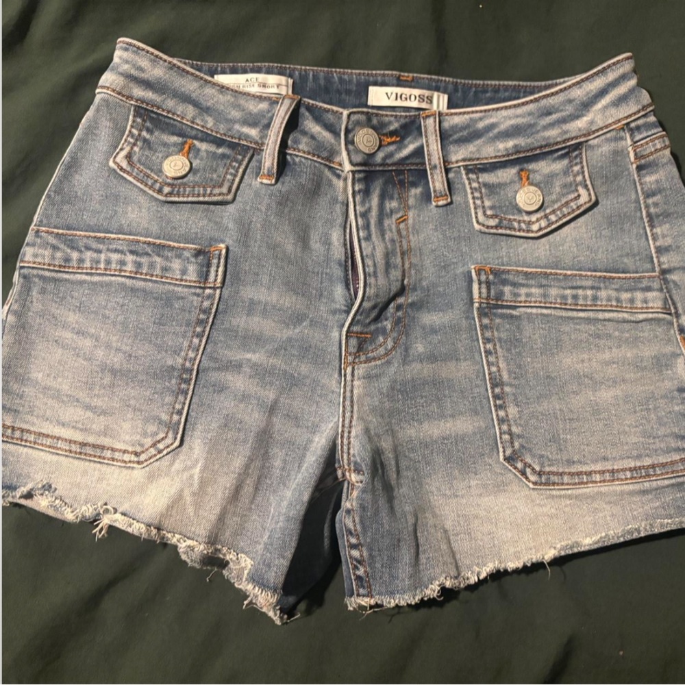 Vigoss Ace High Rise Denim Shorts